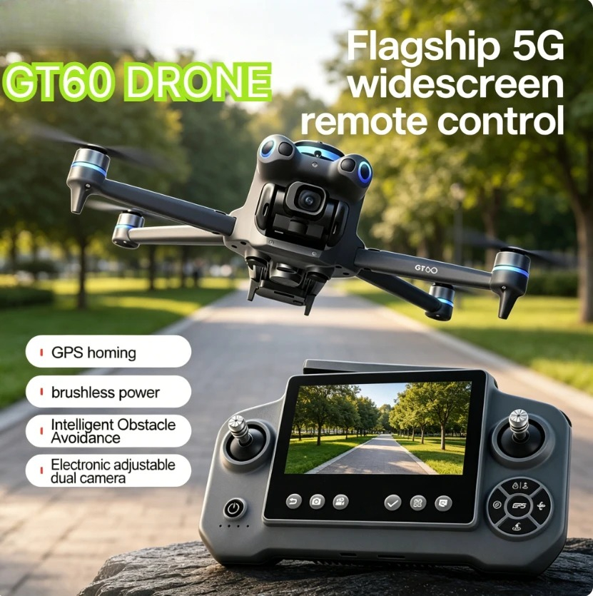 Drone Surveying - Original GT60 GPS Foldable RC Quadcopter